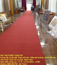 Công trình thi công thảm trải hội nghị Chù Phổ Quang